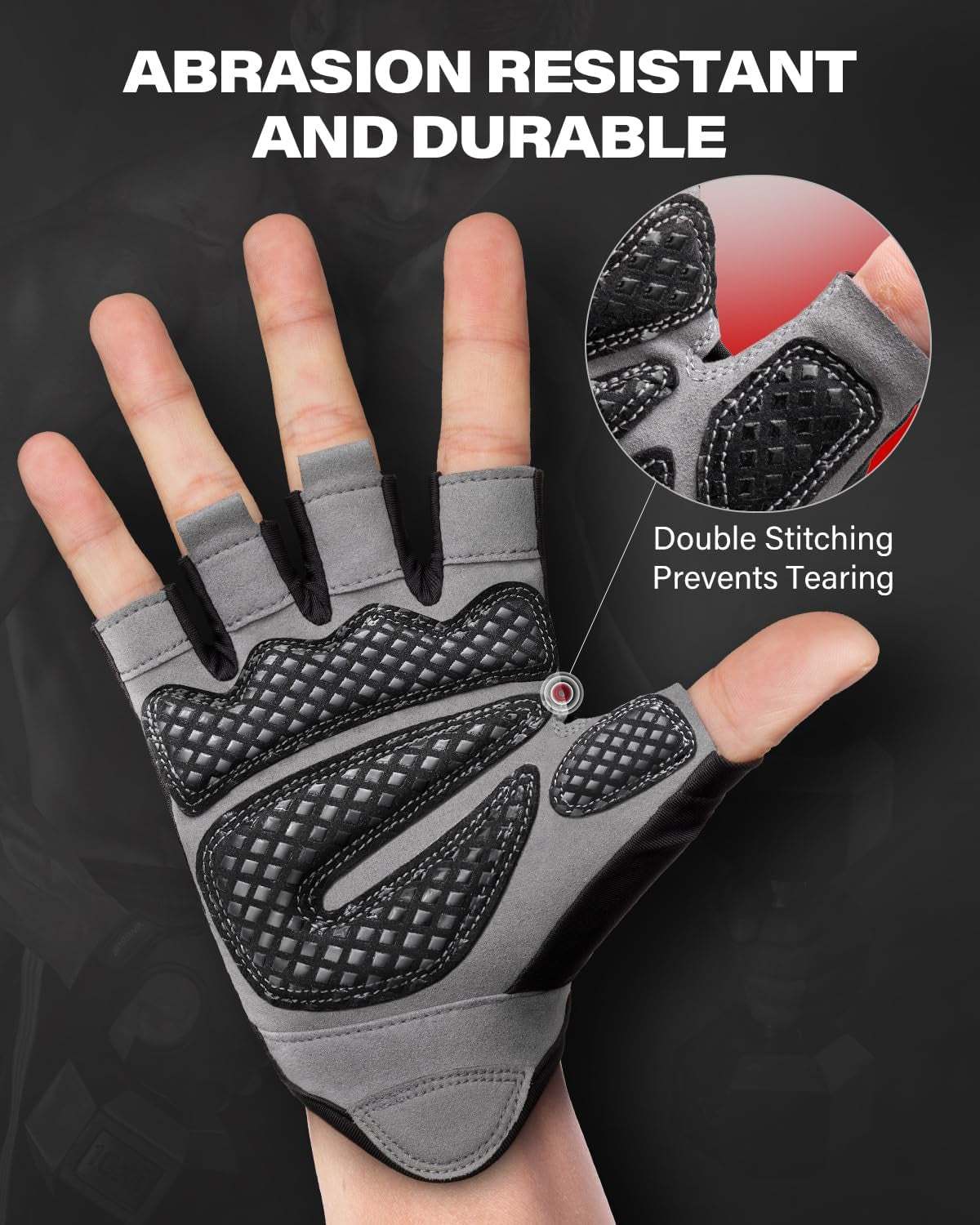 Workout Gloves for Men and Women, Weight Lifting Gloves with Excellent Grip, Lightweight Gym Gloves for Weightlifting, Cycling, Exercise, Crosstraining, Pull Ups, Fitness, Climbing and Rowing